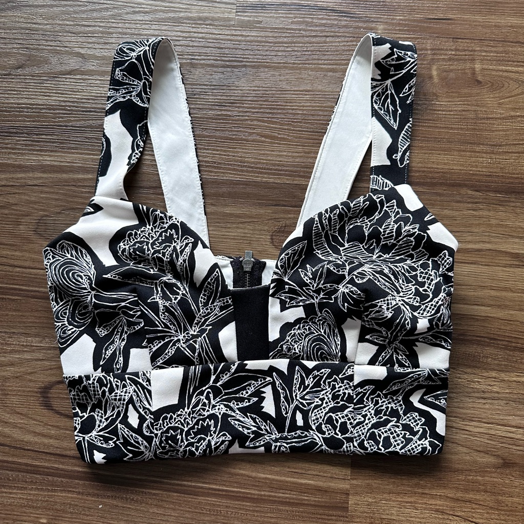 Fun Patterned Crop Top